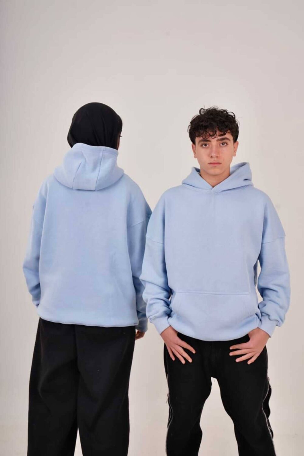 Hoodie- Baby Blue - Image 4